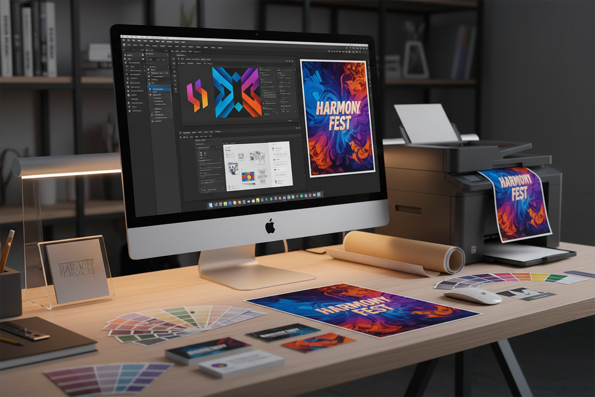 PRINTS AND DESIGN SERVICES ON THE COMPUTER 